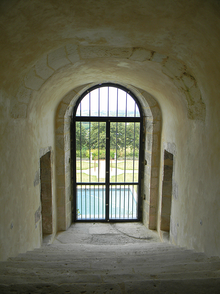 Terrasse du château de Duras - (47)